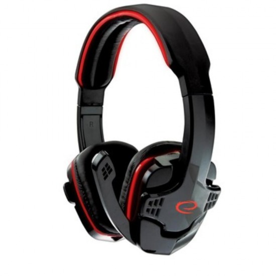 Esperanza Stereo Headphones With Microphone For Gamers (EGH310R) (ESPEGH310R) Esperanza Stereo Headphones With Microphone For Gamers (EGH310R) (ESPEGH310R)