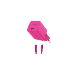 ttec SmartCharger GAN 45W PD Travel Fast Charger+ USB-C - USB-C 3A Cable Neon Pink (2SCG45CNP) (TTEC2SCG45CNP) ttec SmartCharger GAN 45W PD Travel Fast Charger+ USB-C - USB-C 3A Cable Neon Pink (2SCG45CNP) (TTEC2SCG45CNP)