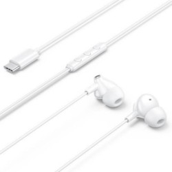 VENTION ECHO LITE USB-C In-Ear Wired Headphones with DAC Adapter 1.2M White (GBBWAV) (VENGBBWAV)