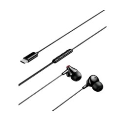 VENTION ECHO LITE USB-C In-Ear Wired Headphones with DAC Adapter 1.2M Black (GBBBAV) (VENGBBBAV)