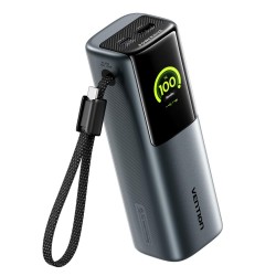 VENTION 20000mAh Power Bank (USB-C + USB-C/USB-C/USB-A) 165W Gray TFT Display Type (FKFH0) (VENFKFH0) VENTION 20000mAh Power Bank (USB-C + USB-C/USB-C/USB-A) 165W Gray TFT Display Type (FKFH0) (VENFKFH0)