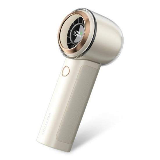 VENTION USB 5V Speed (1-100) Adjustable Handheld High-Speed Fan Beige LED Display Type (PBAN0) (VENPBAN0) VENTION USB 5V Speed (1-100) Adjustable Handheld High-Speed Fan Beige LED Display Type (PBAN0) (VENPBAN0)