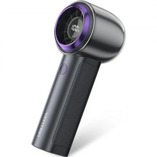 VENTION USB 5V Speed (1-100) Adjustable Handheld High-Speed Fan Electroplated Purple LED Display Type (PBBV0) (VENPBBV0) VENTION USB 5V Speed (1-100) Adjustable Handheld High-Speed Fan Electroplated Purple LED Display Type (PBBV0) (VENPBBV0)