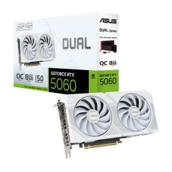 Asus GeForce RTX 5060 8GB GDDR7 Dual White OC (90YV0N15-M0NA00) (ASU90YV0N15-M0NA00) Asus GeForce RTX 5060 8GB GDDR7 Dual White OC (90YV0N15-M0NA00) (ASU90YV0N15-M0NA00)