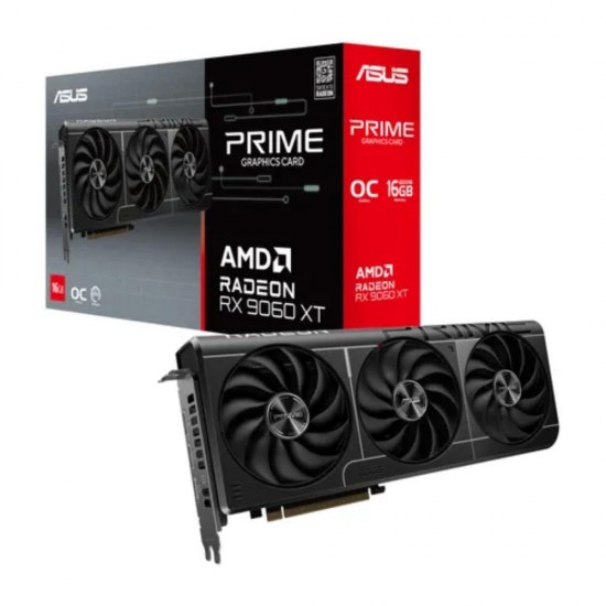 Asus Radeon RX 9060 XT 16GB GDDR6 Prime OC Edition (90YV0LF1-M0NA00) (ASU90YV0LF1-M0NA00) Asus Radeon RX 9060 XT 16GB GDDR6 Prime OC Edition (90YV0LF1-M0NA00) (ASU90YV0LF1-M0NA00)