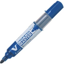 Pilot V Board Master Whiteboard Marker Medium Bullet Blue (WBMA-VBM-M-BG-BLUE) (PILWBMA-VBM-M-BG-BLUE) Pilot V Board Master Whiteboard Marker Medium Bullet Blue (WBMA-VBM-M-BG-BLUE) (PILWBMA-VBM-M-BG-BLUE)