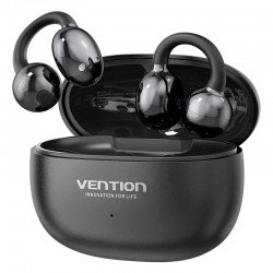 VENTION Wireless Bluetooth Open Ear Headphones ECHO CLIP A11 Black (NBWB0-ID) (VENNBWB0-ID)