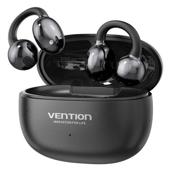 VENTION Wireless Bluetooth Open Ear Headphones ECHO CLIP A11 Black (NBWB0-ID) (VENNBWB0-ID)