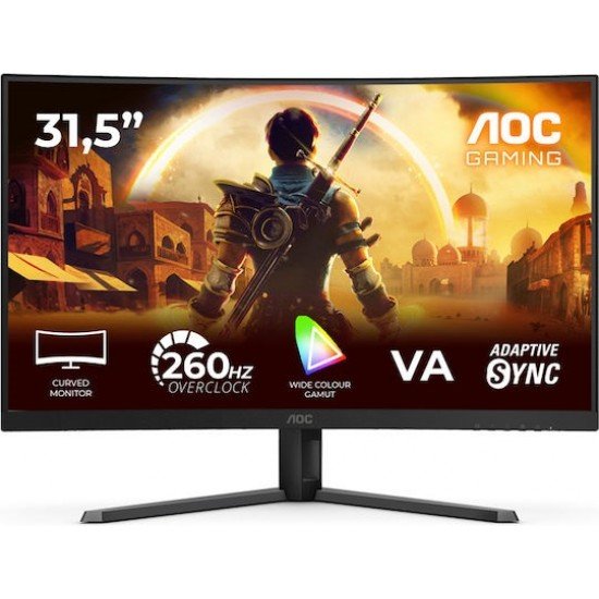 AOC VA HDR Curved Gaming Monitor 31.5