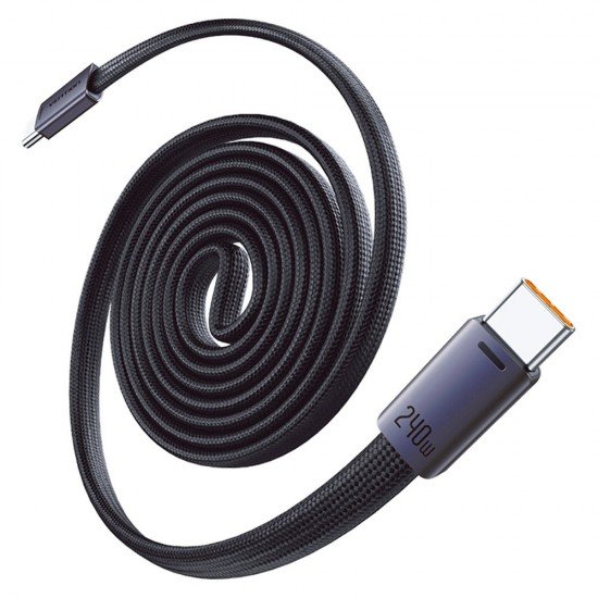 VENTION Flat USB 2.0 C Male to C Male 5A Magnetic Cable 1M Black Aluminum Alloy Type (TSBBF) (VENTSBBF) VENTION Flat USB 2.0 C Male to C Male 5A Magnetic Cable 1M Black Aluminum Alloy Type (TSBBF) (VENTSBBF)