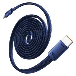 VENTION Flat USB 2.0 C Male to C Male 5A Magnetic Cable 1M Dark Blue Aluminum Alloy Type (TSBLF) (VENTSBLF)
