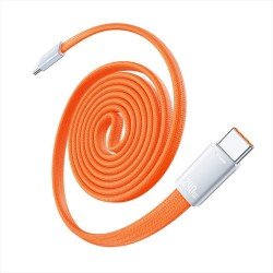 VENTION Flat USB 2.0 C Male to C Male 5A Magnetic Cable 1M Orange Aluminum Alloy Type (TSBOF) (VENTSBOF)