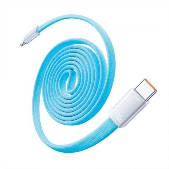 VENTION Flat USB 2.0 C Male to C Male 5A Magnetic Cable 1M Light Blue Aluminum Alloy Type (TSBSF) (VENTSBSF) VENTION Flat USB 2.0 C Male to C Male 5A Magnetic Cable 1M Light Blue Aluminum Alloy Type (TSBSF) (VENTSBSF)