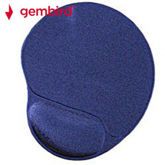 GEMBIRD GEL MOUSE PAD WITH WRIST REST BLUE GEMBIRD GEL MOUSE PAD WITH WRIST REST BLUE