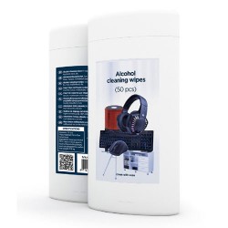 GEMBIRD ALCOHOL CLEANING WIPES (50PCS) MICRO-FIBER GEMBIRD ALCOHOL CLEANING WIPES (50PCS) MICRO-FIBER