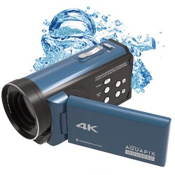 AQUAPIX WATERPROOF DV CAMCORDER WDV5630 GREYBLUE AQUAPIX WATERPROOF DV CAMCORDER WDV5630 GREYBLUE