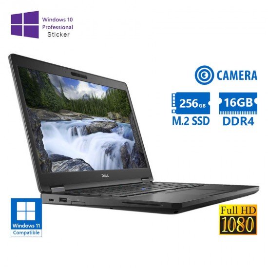 Dell Latitude 5491 i7-8850H/14\\"FHD/16GB DDR4/256GB M.2 SSD/No ODD/Camera/10P Grade A Refurbished Lap Dell Latitude 5491 i7-8850H/14\\"FHD/16GB DDR4/256GB M.2 SSD/No ODD/Camera/10P Grade A Refurbished Lap