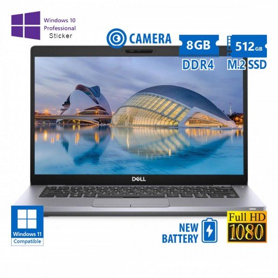 Dell Latitude 5410 i5-10210U/14\\"FHD/8GB DDR4/512GB M.2 SSD/No ODD/Camera/New Battery/10P Grade A Ref Dell Latitude 5410 i5-10210U/14\\"FHD/8GB DDR4/512GB M.2 SSD/No ODD/Camera/New Battery/10P Grade A Ref