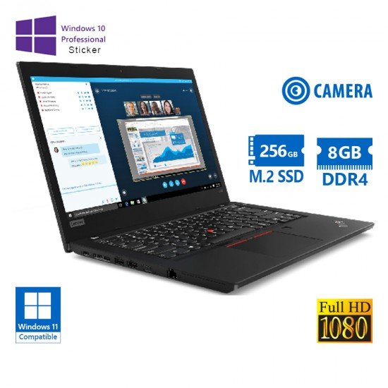 Lenovo ThinkPad L490 i3-8145U/14\\"FHD/8GB DDR4/256GB M.2 SSD/No ODD/Camera/10P Grade A Refurbished La Lenovo ThinkPad L490 i3-8145U/14\\"FHD/8GB DDR4/256GB M.2 SSD/No ODD/Camera/10P Grade A Refurbished La