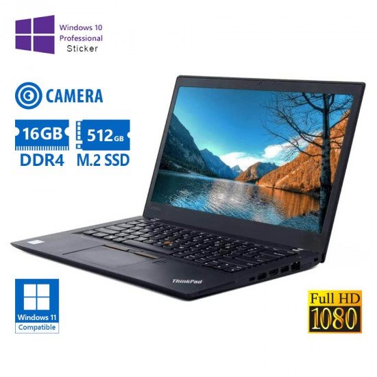 Lenovo (A-) ThinkPad T490s i5-8265U/14\\"FHD/16GB DDR4/512GB M.2 SSD/No ODD/Camera/10P Grade A- Refurb Lenovo (A-) ThinkPad T490s i5-8265U/14\\"FHD/16GB DDR4/512GB M.2 SSD/No ODD/Camera/10P Grade A- Refurb