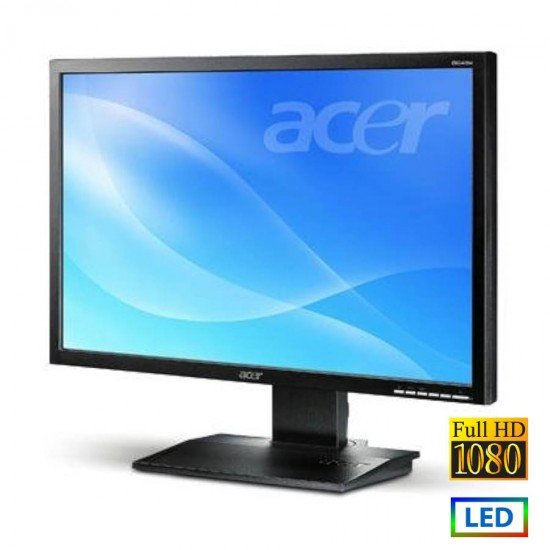 Used Monitor B243W LED/Acer/24\\"FHD/1920x1080/Wide/Black/D-SUB & DVI-D