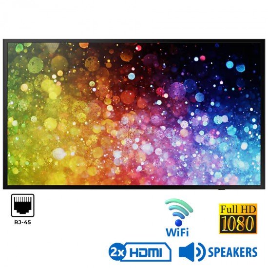 Used Signage Display LH43DBJ WiFi Samsung/43\\"FHD/1920x1080/Black/w/Speakers/DVI-D & 2xHDMI & RJ45 Used Signage Display LH43DBJ WiFi Samsung/43\\"FHD/1920x1080/Black/w/Speakers/DVI-D & 2xHDMI & RJ45
