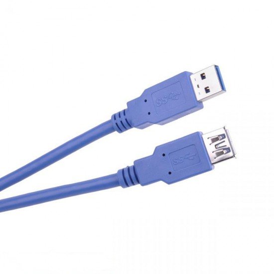 Καλώδιο USB 3.0 A/A M/F 1.8m Μπλε Καλώδιο USB 3.0 A/A M/F 1.8m Μπλε