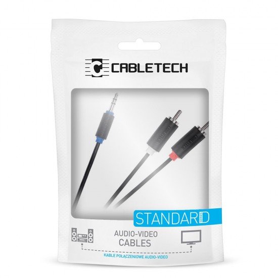 Καλώδιο Stereo 3.5mm - 2xRCA 10m Cabletech