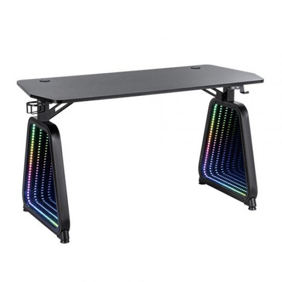 WHITE SHARK GAMING DESK WITH USB LIGHT EFFECTS MEDUSA WHITE SHARK GAMING DESK WITH USB LIGHT EFFECTS MEDUSA