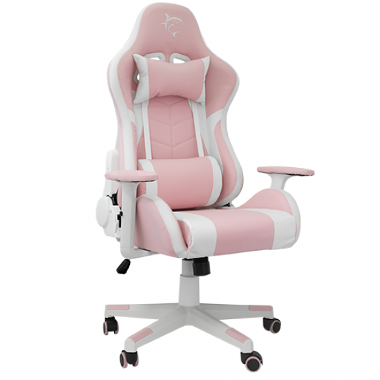 WHITE SHARK GAMNING CHAIR ROXY PINK WHITE SHARK GAMNING CHAIR ROXY PINK