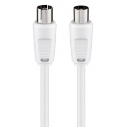 GOOBAY καλώδιο κεραίας αρσενικό σε θηλυκό 11513, <70dB, CCS, 7.5m, λευκό GOOBAY καλώδιο κεραίας αρσενικό σε θηλυκό 11513, <70dB, CCS, 7.5m, λευκό