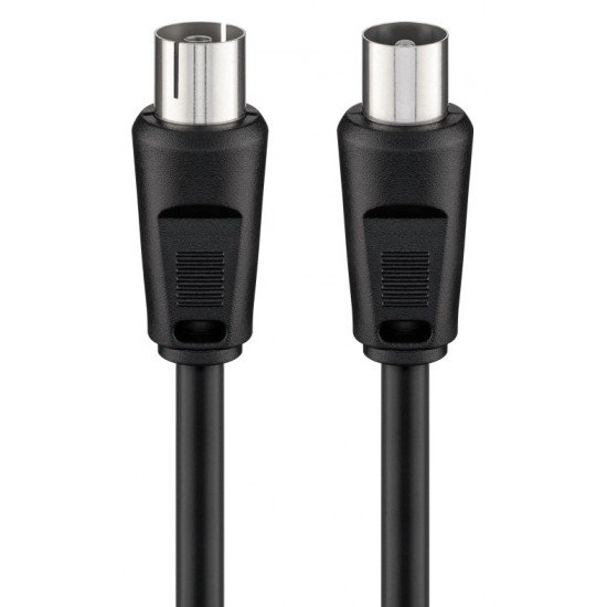 GOOBAY καλώδιο κεραίας αρσενικό σε θηλυκό 11722, <70dB, CCS, 2.5m, μαύρο GOOBAY καλώδιο κεραίας αρσενικό σε θηλυκό 11722, <70dB, CCS, 2.5m, μαύρο