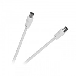 Καλώδιο TV M/F λευκό 3m Καλώδιο TV M/F λευκό 3m