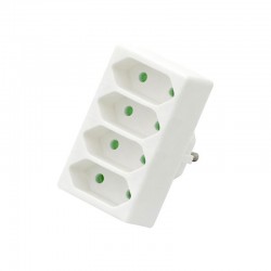 Ταφ 220V R-4 με 4 πρίζες χωρίς γείωση