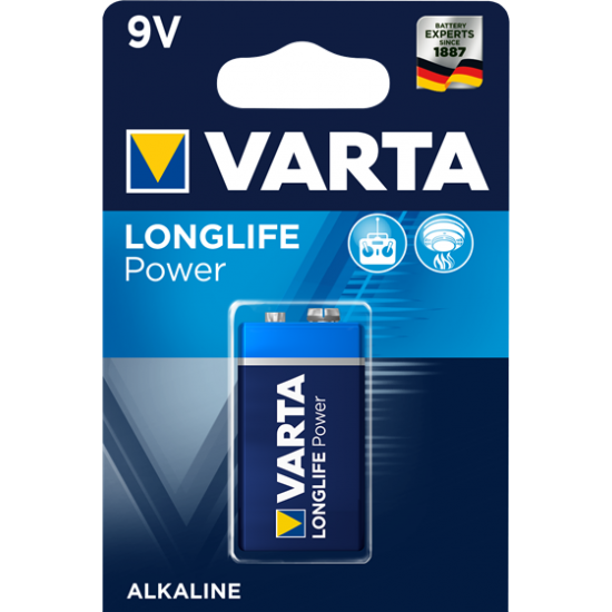 VARTA 4922 AΛΚΑΛΙΚΗ LONGLIFE POWER 9V