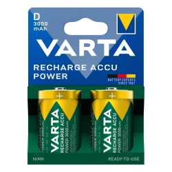 VARTA ΕΠΑΝΑΦΟΡΤΙΖΟΜΕΝΗ 3000mAh συσκ.2 D VARTA ΕΠΑΝΑΦΟΡΤΙΖΟΜΕΝΗ 3000mAh συσκ.2 D