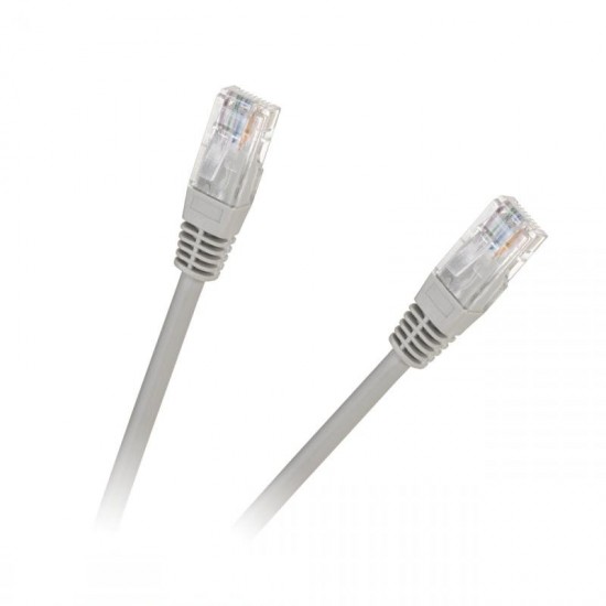 Patch cord UTP Cat5e 1.5m Γκρι