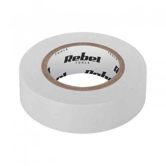 Μονωτική ταινία REBEL (0,13mmx19mm) 9m λευκή