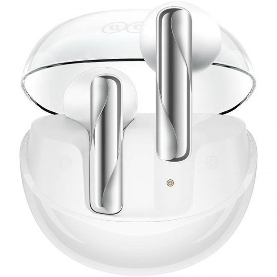 QCY Ailypods Clear White - Semi-Ear 13mm driver, wind cancel ENC for calls, NCVM & Air case TWS BT QCY Ailypods Clear White - Semi-Ear 13mm driver, wind cancel ENC for calls, NCVM & Air case TWS BT