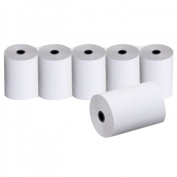 Χαρτοταινία Θερμική 80x80mm 65m 48gr Υ:80mm, 65m Χαρτί JustNote 39400