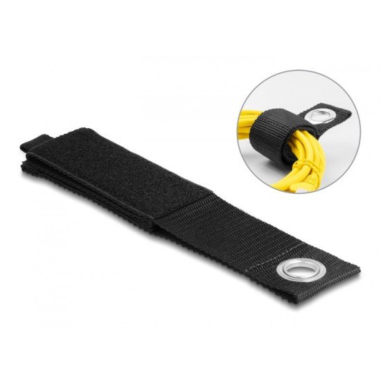 DELOCK ιμάντες τύπου Velcro 19573, 50.8 x 5cm, μαύρος, 5τμχ DELOCK ιμάντες τύπου Velcro 19573, 50.8 x 5cm, μαύρος, 5τμχ