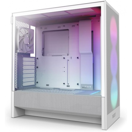 NZXT H5 Flow RGB Midi White NZXT H5 Flow RGB Midi White