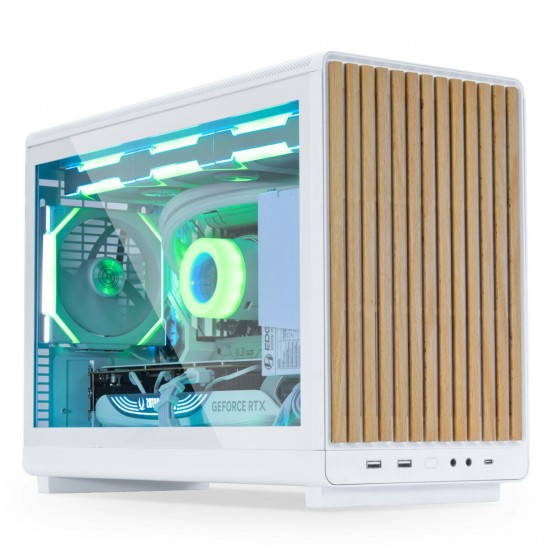 Lian Li DAN Case A3 Wood - Glass Side Panel - M-ATX All Mesh Steel-Fabric PC Case from Daniel Hansen Lian Li DAN Case A3 Wood - Glass Side Panel - M-ATX All Mesh Steel-Fabric PC Case from Daniel Hansen