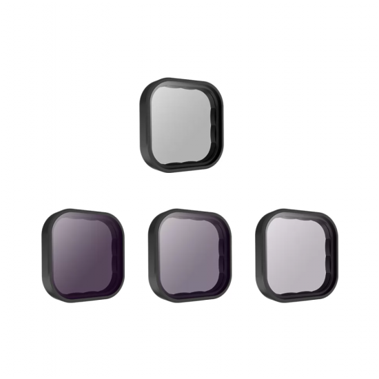 Lens filter set CPL+ND 8/16/32 Telesin for GoPro Hero 9 / Hero 10 / Hero 11 / Hero 12 (GP-FLT-903) Lens filter set CPL+ND 8/16/32 Telesin for GoPro Hero 9 / Hero 10 / Hero 11 / Hero 12 (GP-FLT-903)