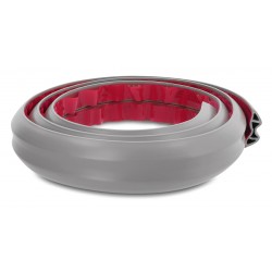 DELOCK κανάλι καλωδίων 20767 με αυτοκόλλητο, εύκαμπτο PVC, 50x14mm, 2m, γκρι