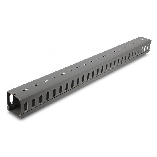 DELOCK cable management 22029, πλαστικό, 40x40mm, 1m, γκρι DELOCK cable management 22029, πλαστικό, 40x40mm, 1m, γκρι