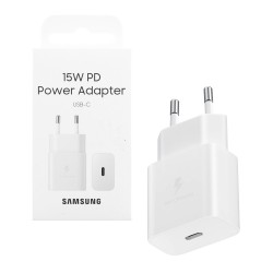 TRAVEL SAMSUNG EP-T1510NWEGEU TYPE C 5V 2A 15W FAST CHARGE WHITE PACKING OR TRAVEL SAMSUNG EP-T1510NWEGEU TYPE C 5V 2A 15W FAST CHARGE WHITE PACKING OR