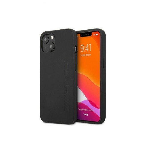 AMG case for iPhone 13 Mini 5,4" AMHCP13SDOLBK black hardcase Leather Hot Stamped AMG case for iPhone 13 Mini 5,4" AMHCP13SDOLBK black hardcase Leather Hot Stamped