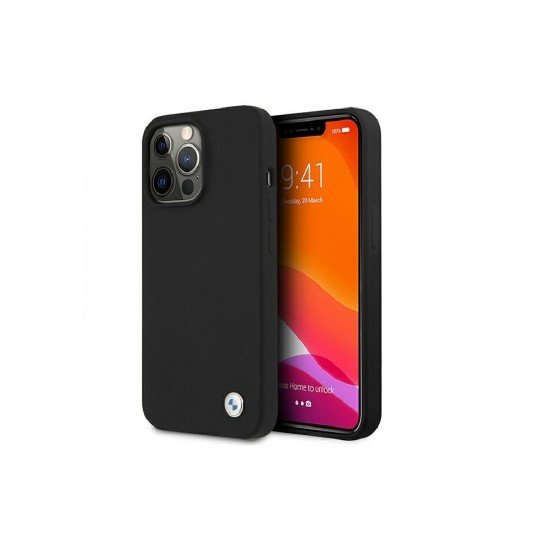 BMW case for iPhone 13 Pro / 13 6,1" BMHCP13LSILBK black hardcase Silicone Signature BMW case for iPhone 13 Pro / 13 6,1" BMHCP13LSILBK black hardcase Silicone Signature