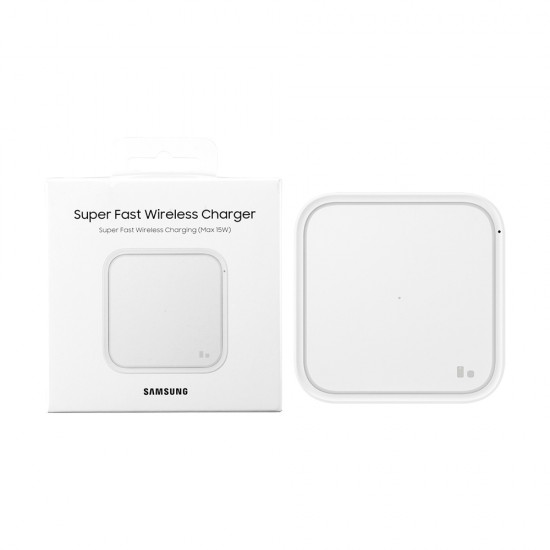 WIRELESS CHARGER SAMSUNG EP-P2400BWEGEU 15W FAST CHARGE QI PAD - ADAPTER WHITE PACKING OR